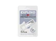 USB  64GB  Exployd  620  белый