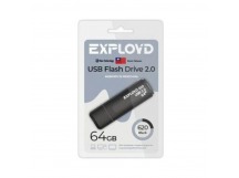 USB  64GB  Exployd  620  чёрный