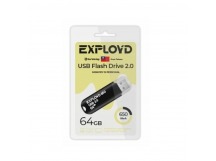 USB  64GB  Exployd  650  чёрный