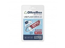 USB  64GB  OltraMax  290  темно красный