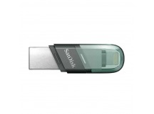 USB 3.1  64GB  SanDisk  Flip iXpand (Type A + Lightning)  голубой/серебро