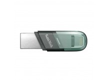 USB 3.1  64GB  SanDisk  Flip iXpand (Type A + Lightning)  голубой/серебро