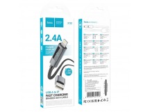 Кабель USB - Apple Lightning HOCO X112 (черный) 1м