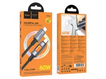 Кабель Type-C - Type-C HOCO U144 60W (черный) 1м