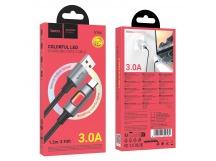 Кабель USB - Type-C HOCO U144 (черный) 1м