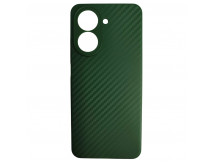 Чехол силиконовый Xiaomi Redmi A5/POCO C71 карбон зеленый