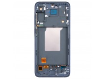 Дисплей для Samsung Galaxy A55 5G (A556E) модуль с рамкой Черный - (OLED) (Full Size)