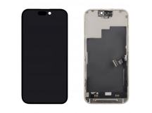 Дисплей для iPhone 15 Pro + тачскрин черный с рамкой 100% (REF)