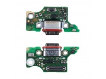 Шлейф для Tecno Camon 40 4G (CM5) плата на системный разъем/микрофон - Премиум