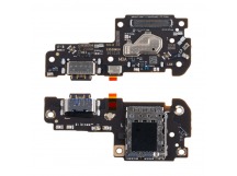 Шлейф для Xiaomi Redmi Note 12 Pro 5G (22101316C/22101316I/22101316G) плата системный разъем/разъем SIM/микрофон - Премиум