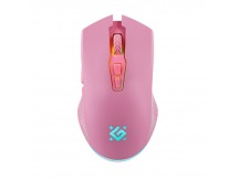 Беспроводная игровая мышь DEFENDER Pandora GM-502, 7кнопок,3200dpi,500мАч, розовый (1/60)