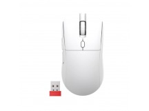 Беспроводная игровая мышь DEFENDER Stone GM-551, 6кн, 7200dpi, 3в1, 400mAh, белый (1/36)