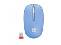 Беспроводная мышь DEFENDER Smart MM-396, 3кн, 2.4G+BT, 500мАч,1600dpi, синий (1/36)