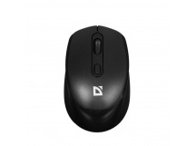 Беспроводная мышь DEFENDER Vision MS-376, 2.4ГГц+BT, 1600dpi, 4кн, АКБ, черный (1/40)