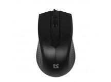 Мышь проводная DEFENDER Optimum MB-270 PRO , 3кн, 1200dpi, 1.8м, черная (1/20)