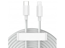 Кабель Lightning -TypeC Lawa PD 27W (белый) 2м без упаковки