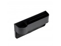 Органайзер - автомобильный карман между сиденьями пластиковый (повр. уп.) (black) (241371)