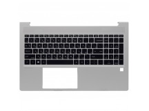 Топ-панель HP ProBook 450 G9 серебряная с подсветкой
