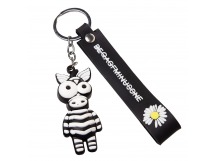 Брелок - trinket "Зебра" (black/white) (241295)
