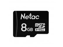 MicroSD  8GB  Netac  P500  Standard  Class 10  (20 Mb/s) без адаптера