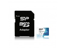MicroSD  64GB  Silicon Power Class 10  Superior Pro Colorful + SD адаптер