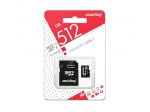 MicroSDXC  512GB  Smart Buy Class10 UHS-1+ SD адаптер