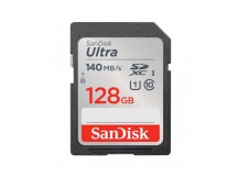 SDXC  128GB  SanDisk Class 10 Ultra UHS-I (140 Mb/s)