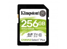 SDXC  256GB  Kingston Class 10 UHS-I U3 V10 Canvas Select Plus (100 Mb/s)