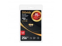 MicroSDXC  256GB  Digoldy Class 10 Extreme Pro UHS-I U3 (95 Mb/s) + SD адаптер