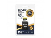 MicroSDXC  256GB  Exployd Class 10 Premium UHS-I U3 (95 Mb/s) + SD адаптер