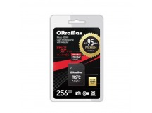 MicroSDXC  256GB  OltraMax Class 10 Premium UHS-I U3 (95 Mb/s) + SD адаптер