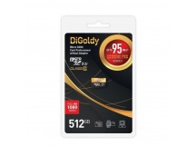 MicroSDXC  512GB  Digoldy Class 10 Extreme Pro UHS-I U3 (95 Mb/s) без адаптера