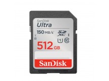 SDXC  512GB  SanDisk Class 10 Ultra UHS-I (120 Mb/s)