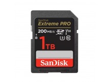 SDXC  1TB  SanDisk Class 10 Extreme Pro V30 UHS-I U3 (200 Mb/s)