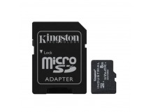 MicroSD  8GB  Kingston Class 10 Industrial Temp pSLC  A1 (100/80 Mb/s) + SD адаптер
