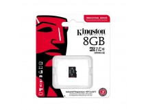 MicroSD  8GB  Kingston Class 10 Industrial Temp pSLC  A1 (100/80 Mb/s) без адаптера