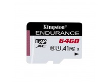 MicroSD  64GB  Kingston Class 10 Canvas Select High Endurance UHS-I A1 V30 U1 (95 Mb/s) без адаптера