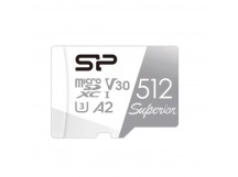 MicroSDXC  512GB  Silicon Power Class 10  Superior UHS-I U3 A1 (R/W 100/80 Mb/s) без адаптера