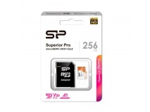MicroSDXC  256GB  Silicon Power Class 10  High Endurance UHS-I V30 A1 (R/W 100Mb/s) + SD адаптер