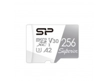 MicroSDXC  256GB  Silicon Power Class 10  Superior Colorful UHS-I U3 A2 (R/W 100/80 Mb/s) без адаптера