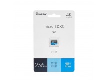 MicroSDXC  256GB  Smart Buy Сlass 10 Ultra UHS-I U3 V30 A2 (150/165 Mb/s) без адаптера