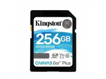 SDXC  256GB  Kingston Class 10 UHS-I U3 V30 Canvas Go Plus G4 200R V30