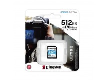 SDXC  512GB  Kingston Class 10 UHS-I U3 V30 Canvas Go Plus G4 200R V30