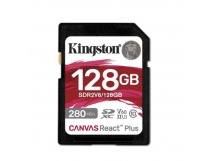 SDXC  128GB  Kingston Class 10 Canvas React Plus UHS-II (280/100 Mb/s)