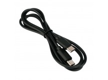 USB кабель шт.Type-C - шт.Type-C 1,0м, 3,0A PD3.0 60W медь, чёрный "Гарнизон"