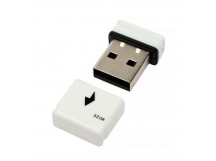 USB 2.0 Flash накопитель 32GB Gembird GFL-2.0-32mini, белый