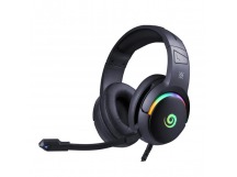 Гарнитура игровая DEFENDER Debor, провод 2.2м, RGB, черный(1/12)