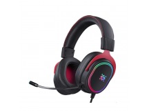 Гарнитура игровая DEFENDER Vapor, провод 2.2м, RGB, черный (1/10)