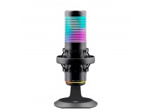 Игровой стрим микрофон T-LINE Pulsar GMC USB, RGB, провод 2м, черный (1/18)