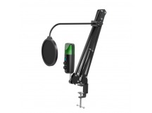 Игровой стрим микрофон T-LINE Starvox GMC USB, RGB, сттойка, провод 2м, черный (1/10)